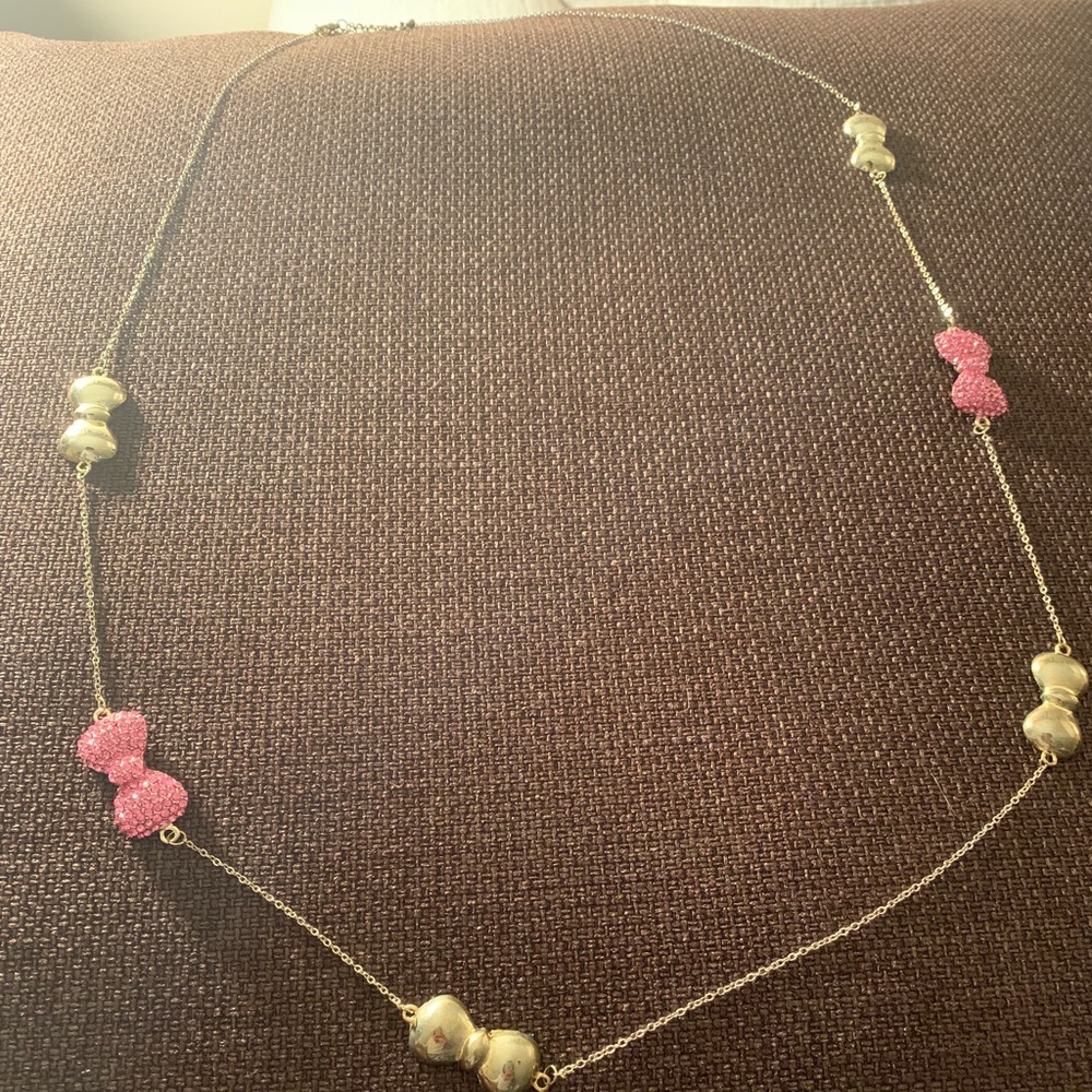 Beautiful Pink and Gold Necklace